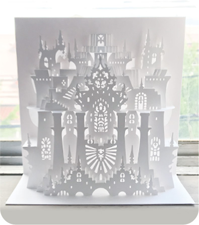 窓辺に置いた作品