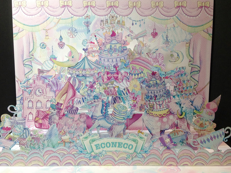 依頼作品の制作風景